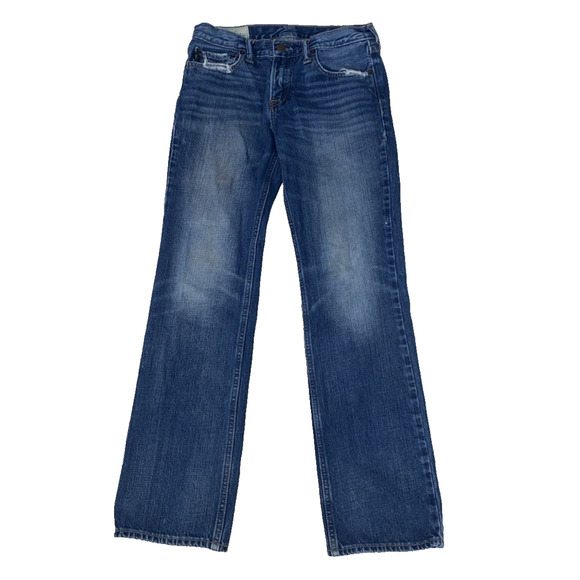 Abercrombie & Fitch Other - ABERCROMBIE Kids Jeans Boys Youth Size 16 Slim Leg Classic Straight Blue Denim